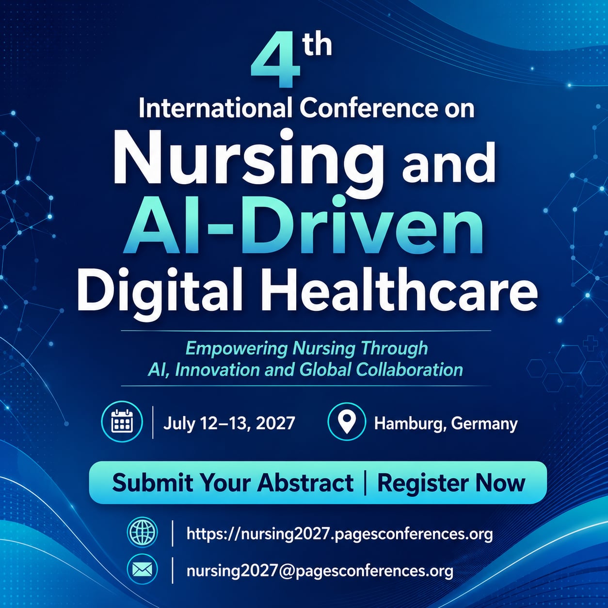 NURSING-2027 conference banner.
